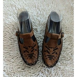 West 31st brown leather mocassian loafers  Sz 8M